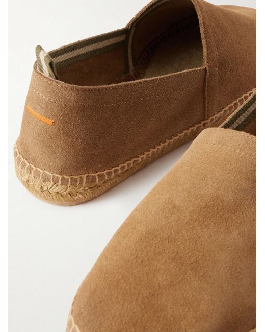 Castaner Brown Pablo Suede Espadrilles for men