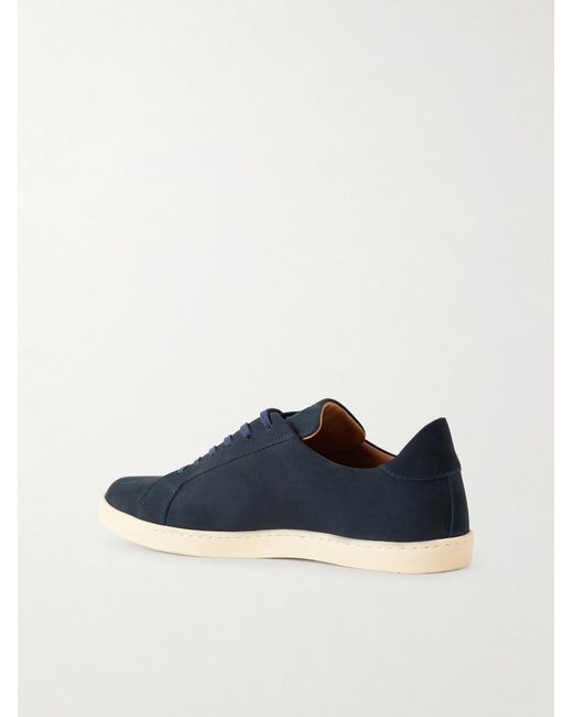 George Cleverley Blue Jack Iii Suede Sneakers for men