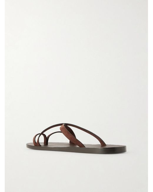 Tom Ford Brown Alfred Suede Sandals for men