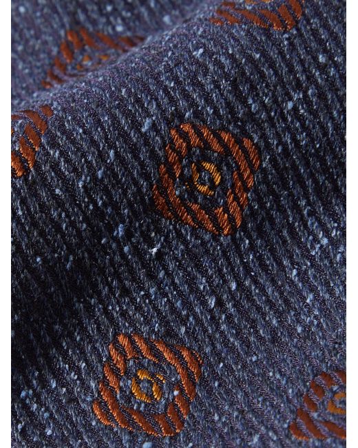Kingsman Blue 8cm Silk-jacquard Tie for men