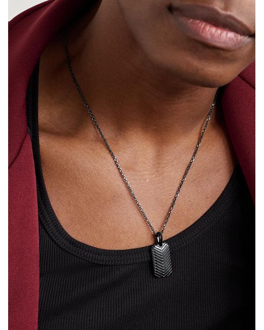 Pendente di David Yurman in Black da Uomo