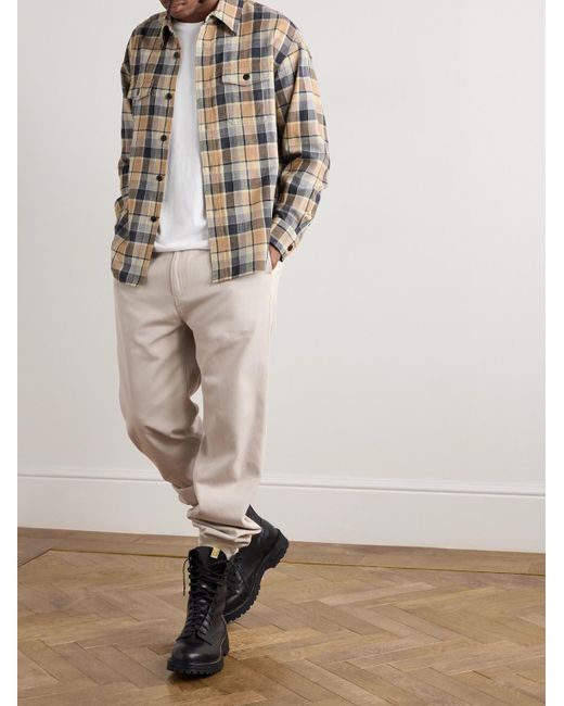 Pantaloni A Gamba Affusolata di Visvim in Natural da Uomo