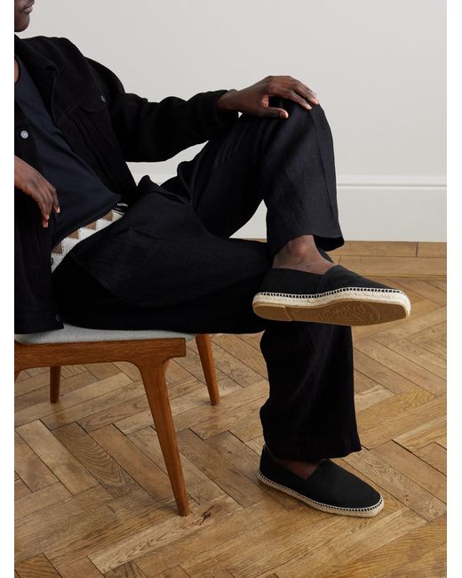 Castaner Black Pablo Canvas Espadrilles for men