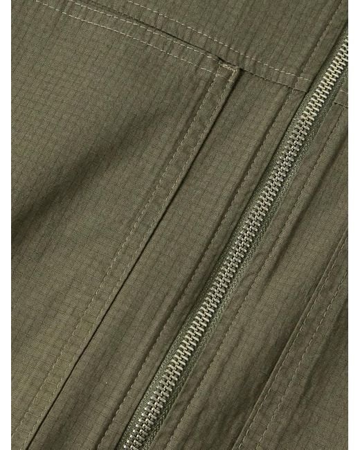 NN07 Green Isak 1449 Organic Cotton-blend Ripstop Jacket for men