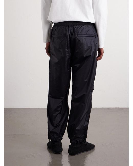 Beams Plus Blue Wool-Blend Shell Drawstring Trousers for men