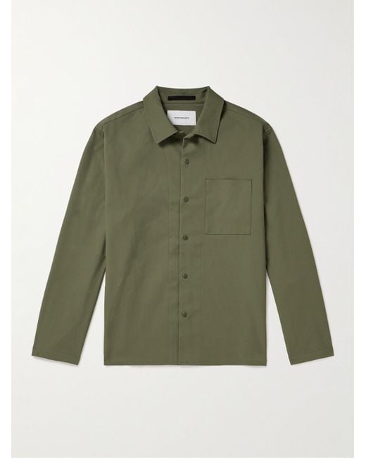 Norse Projects Green Carsten Solotex® Twill Shirt for men