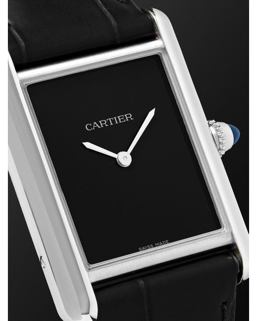 Orologio 33,7 Mm di Cartier in Black da Uomo