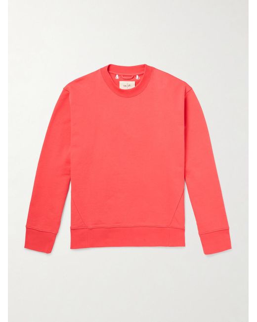 Folk Red Anniversary Organic Cotton-Jersey Sweatshirt for men