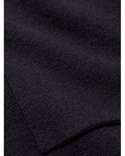 NN07 Blue Jonas 6530 Knitted Overshirt for men