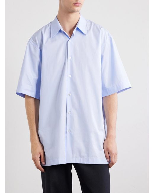Dries Van Noten White Cassidye Cotton-poplin Shirt for men