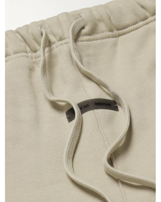 Fear Of God Schmal zulaufende Jogginghose aus Jersey aus einer Baumwollmischung mit Logoapplikation in Natural für Herren