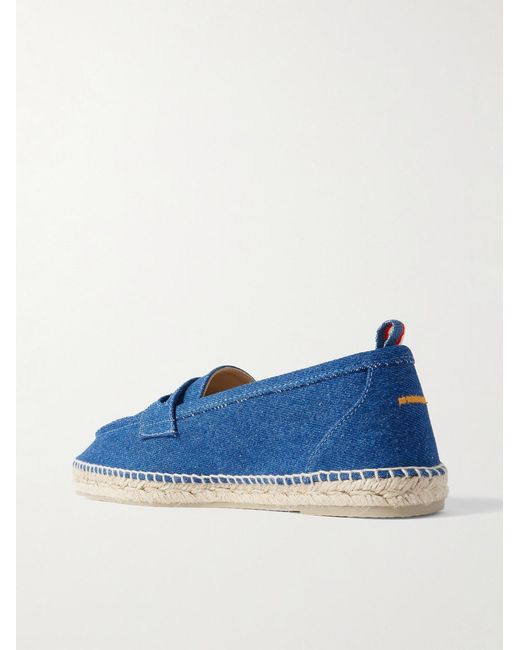 Castaner Blue Nacho Denim Espadrilles for men