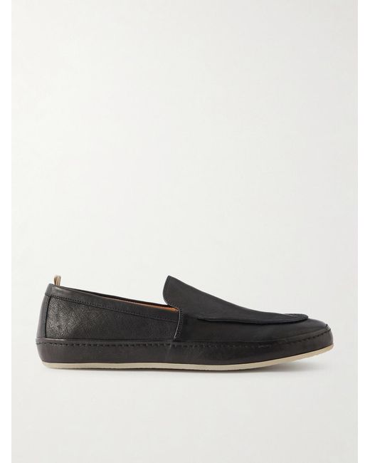 Officine Creative White Line 001 Grained-leather Loafers for men