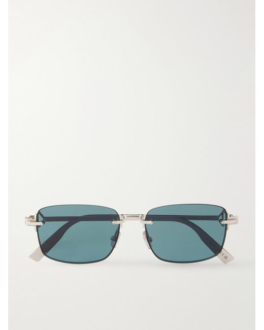 Cd Diamond S11U Rectangular-Tone Sunglasses di Dior in Blue da Uomo