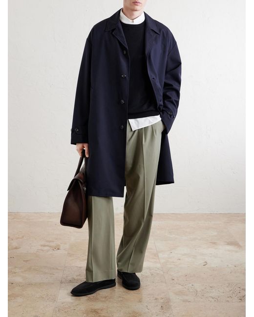 Lardini Blue Wool And Cashmere-Blend Sweater for men