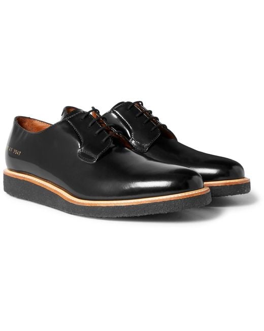 Common Projects Black Derby Shine for men
