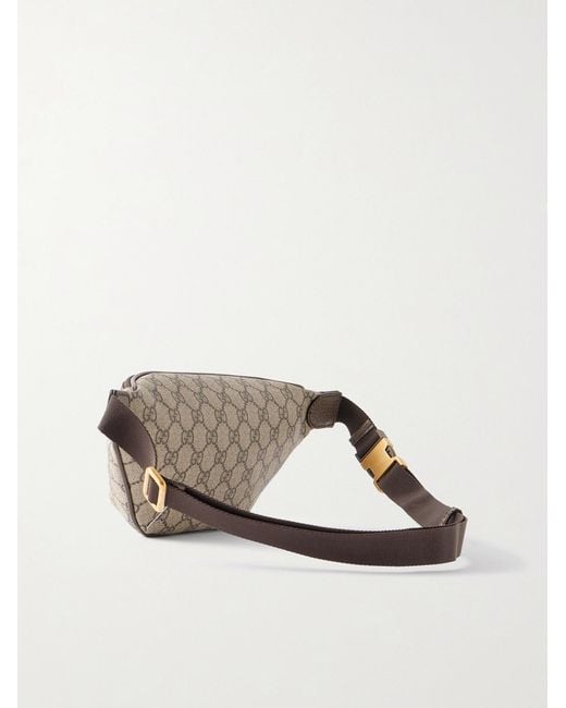 Gucci Natural Ophidia Canvas Belt Bag for men