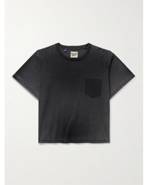 GALLERY DEPT. Black Boardwalk Cotton-Jersey T-Shirt for men