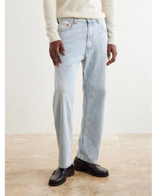 Ghiaia Blue Straight-Leg Jeans for men