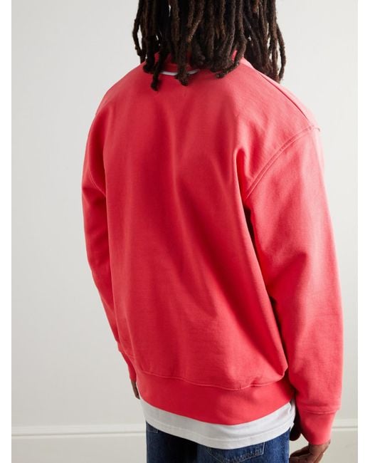 Folk Red Anniversary Organic Cotton-Jersey Sweatshirt for men