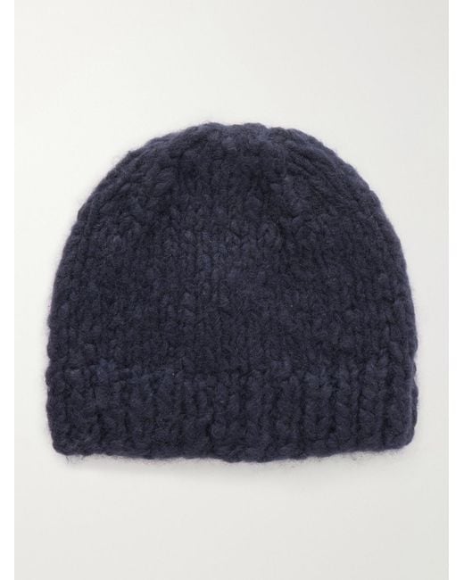 Gabriela Hearst Blue Pacino Welfat Cashmere Beanie for men