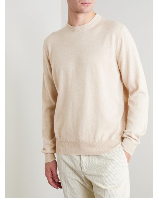 Loro Piana Natural Slim-Fit Baby Cashmere Sweater for men