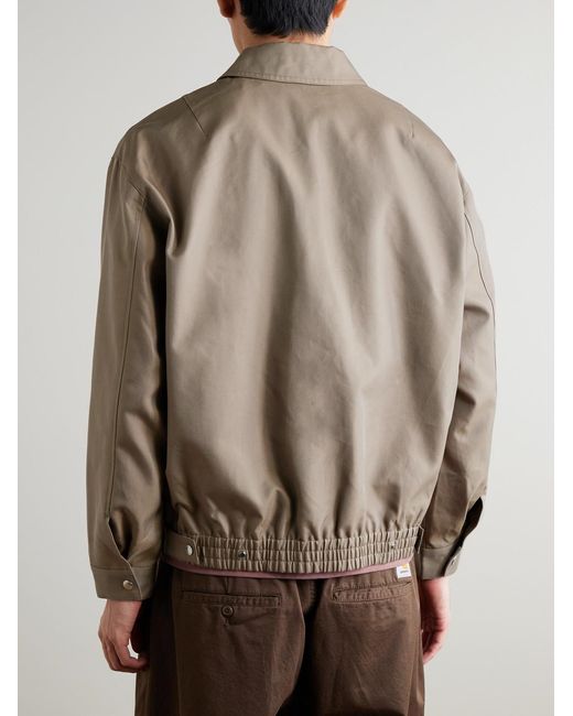 NN07 Natural Gideon 80038 Organic Cotton-Twill Blouson Jacket for men