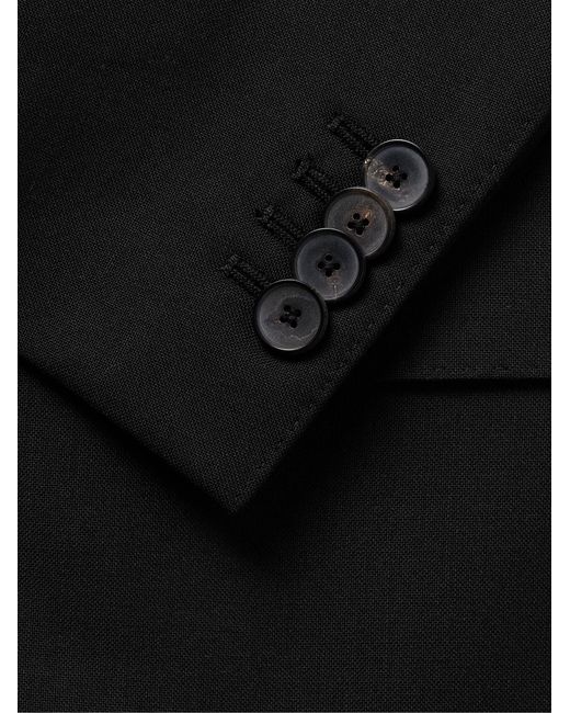 Mr P. Black Slim-Fit Wool Suit Jacket for men
