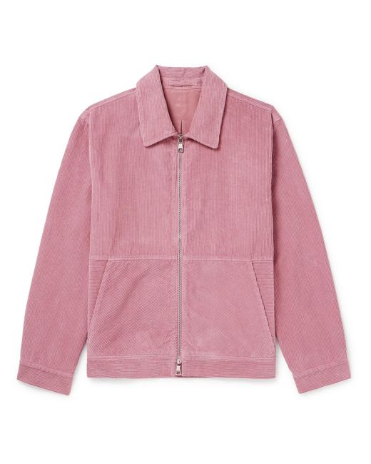 Mr P. Pink Cotton-corduroy Blouson Jacket for men