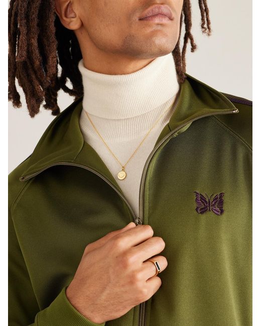 Needles White Plated Pendant Necklace for men