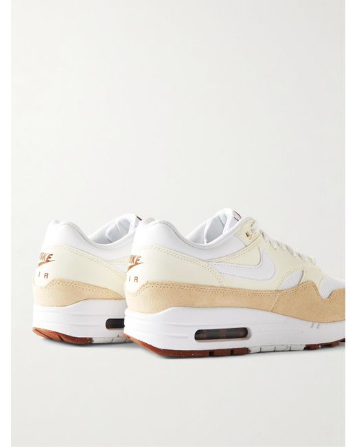 Nike White Air Max 1 Sc Suede for men