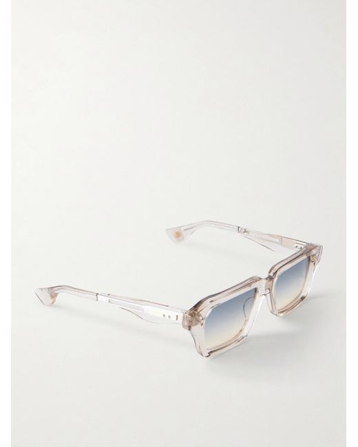 Dita Eyewear Natural Detron Square-Frame Acetate Sunglasses for men