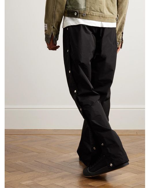 GALLERY DEPT. Black Rec Straight-Leg Shell Track Pants for men