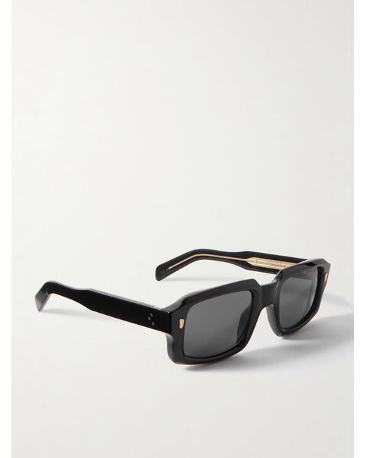 Cutler & Gross Sonnenbrille mit rechteckigem Rahmen aus Azetat in Black für Herren