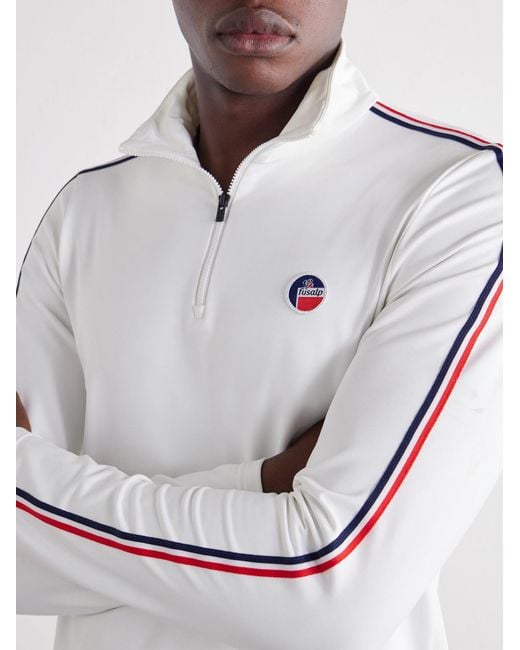 Fusalp White Mario Iii Logo-appliquéd Stretch-jersey Base Layer for men