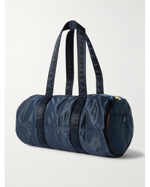 Porter-Yoshida and Co Blue Tanker Nylon Duffle Bag for men