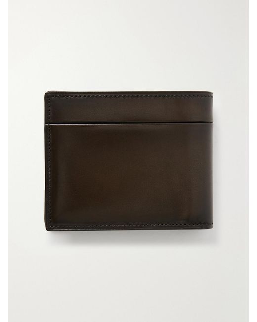 Berluti Black Makore Neo Venezia Leather Cardholder for men