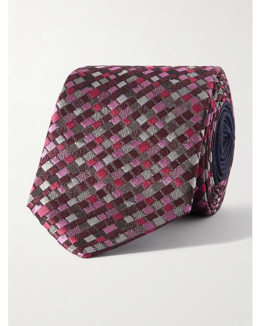 Missoni Krawatte aus Seiden-Jacquard in Purple für Herren