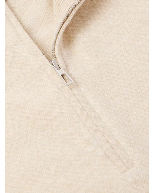 Loro Piana Natural Roadster Cashmere Half-Zip Sweater for men