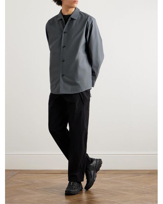 Goldwin Gray Pertex® Shield Air Shirt Jacket for men