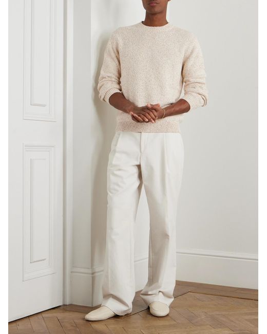 Loro Piana Natural Meina Cotton Sweater for men