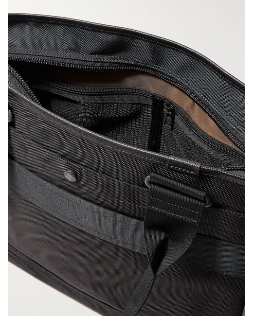 Master Piece Black Rise Ver.2 3Way Leather-Trimmed Mastertex-09 Tote Bag for men