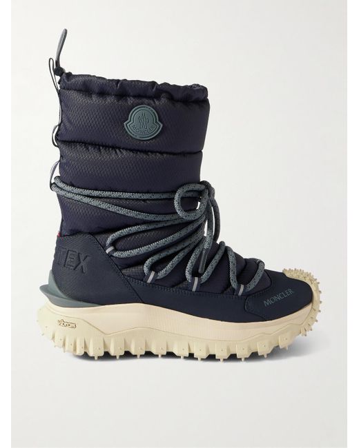 Moncler Blue Trailgrip Aprãs Gtx High Boots for men