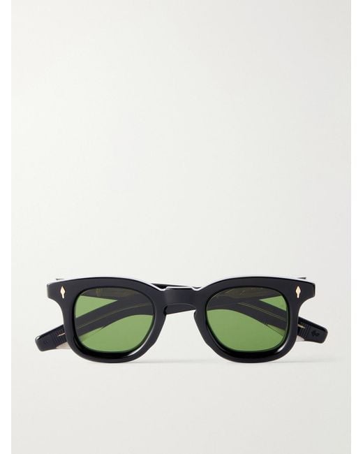 Jacques Marie Mage Green Devaux Round-Frame Acetate Sunglasses for men