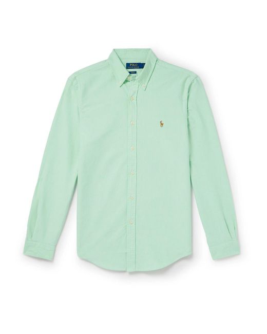 Polo Ralph Lauren Green Button-down Collar Cotton Oxford Shirt for men