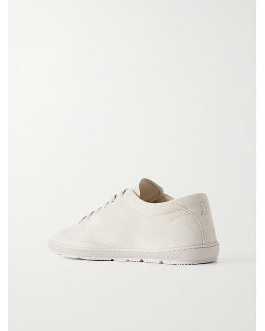 Brunello Cucinelli Natural Suede Sneakers for men