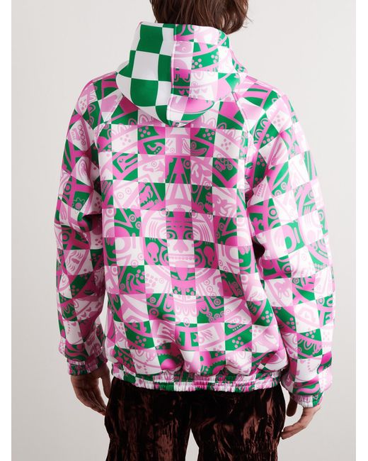 Liberal Youth Ministry Pink Printed Jersey Hoodie for men