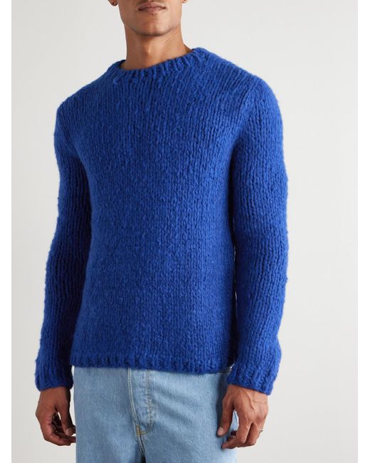 Gabriela Hearst Blue Lawrence Welfat Cashmere Sweater for men