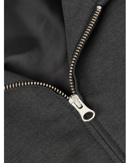 mfpen Black Mail Wool-Twill Jacket for men