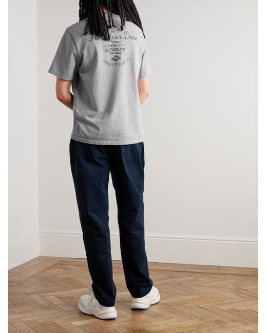 Aimé Leon Dore Gray Clothier Logo-Print Cotton-Jersey T-Shirt for men